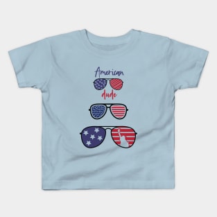 American Dude Shades Kids T-Shirt